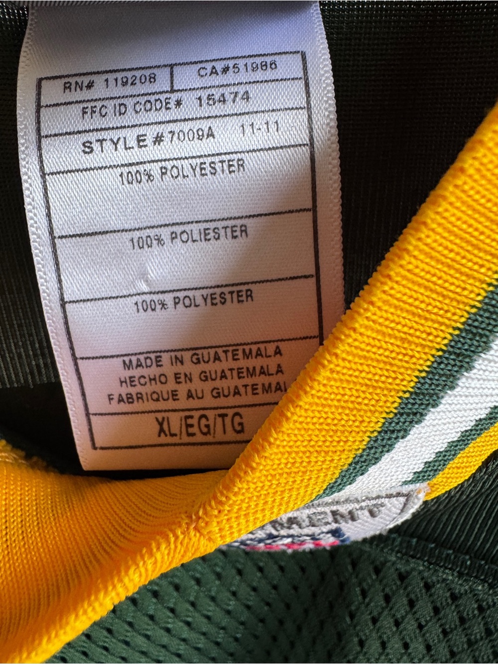 Clay Matthews Green Bay Packers jersey size XL - Picture 2 of 8
